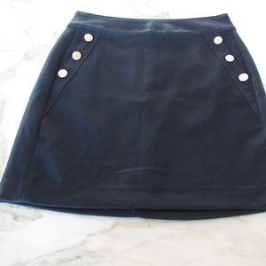 BANANA REPUBLIC || Navy Blue Mini Skirt